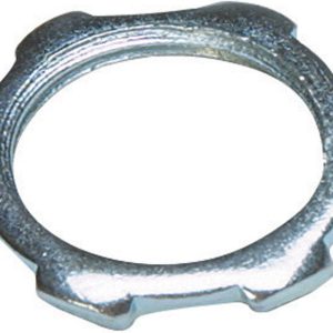 Sigma Engineered Solutions 2 in. D Zinc-Plated Steel Electrical Conduit Locknut For Rigid/IMC 1 pk