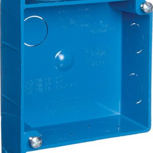 Carlon 20 cu in Square PVC Outlet Box Blue
