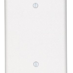 Leviton White 1 gang Thermoset Plastic Blank Wall Plate 1 pk