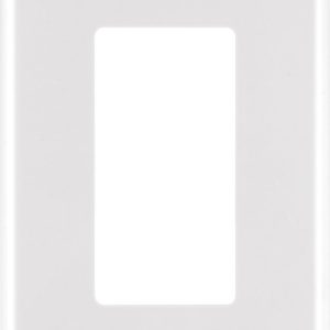 Leviton Decora White 1 gang Nylon GFCI/Rocker Wall Plate 1 pk