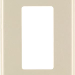 Leviton Light Almond 1 gang Nylon GFCI/Rocker Wall Plate 1 pk