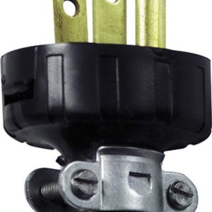 Leviton Residential Vinyl Straight Blade Plug 5-15P 18-14 AWG 2 Pole 3 Wire