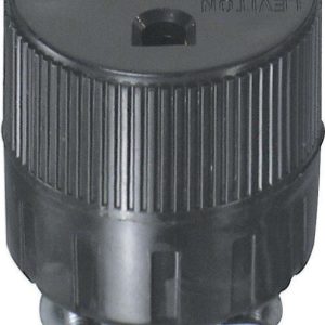 Leviton Residential Vinyl Angle Ground/Straight Blade Plug 5-15R 16-3 AWG 2 Pole 3 Wire