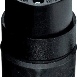 Leviton Commercial Rubber Ground/Straight Blade Connector 5-15R 18-12 AWG 2 Pole 3 Wire