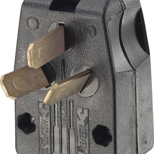 Leviton Commercial Thermoplastic Angle Ground/Straight Blade Plug 10-30P/10-50P 14-6 AWG 3 Pole 3 Wi