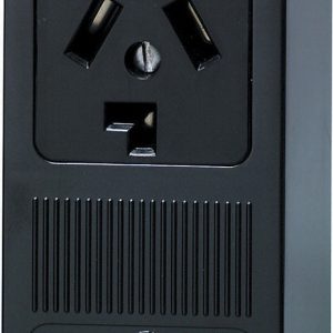 Leviton 30 amps 125/250 V Black Outlet 10-30R 1 pk