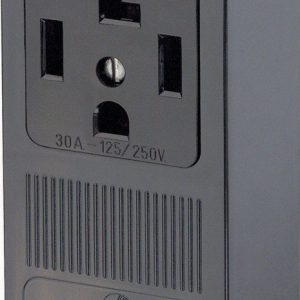 Leviton 30 amps 125/250 V Single Black Outlet 14-30R 1 pk