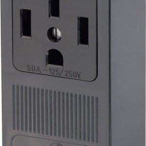 Leviton 50 amps 125/250 V Black Outlet 14-50R 1 pk
