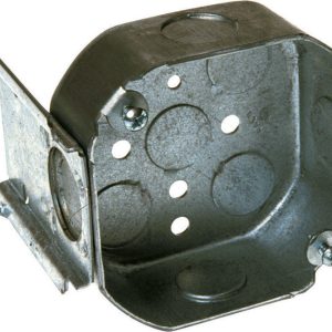 Raco 15-1/2 cu in Octagon Steel Junction Box Gray
