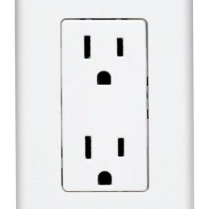 Leviton Decora 15 amps 125 V White Outlet 5-15R 1 pk