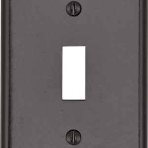 Leviton Brown 1 gang Thermoset Plastic Toggle Wall Plate 1 pk