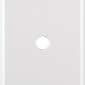 Leviton White 1 gang Thermoset Plastic Cable/Telco Wall Plate 1 pk