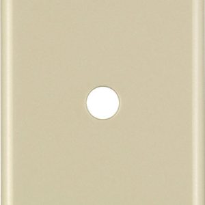 Leviton Ivory 1 gang Thermoset Plastic Cable/Telco Wall Plate 1 pk