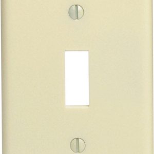 Leviton Ivory 1 gang Thermoset Plastic Toggle Wall Plate 1 pk