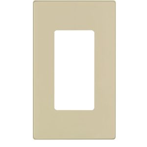 Leviton Ivory 1 gang Thermoset Plastic Rocker Wall Plate 1 pk