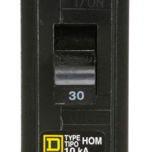 Square D HomeLine 30 amps Surge Single Pole Circuit Breaker