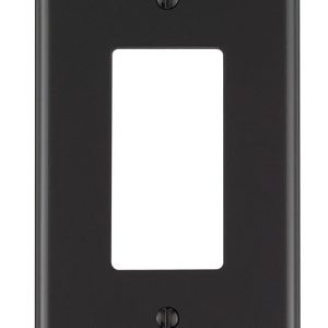 Leviton Black 1 gang Nylon GFCI/Rocker Wall Plate 1 pk