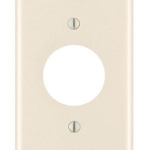 Leviton Almond 1 gang Thermoset Plastic Outlet Wall Plate 1 pk