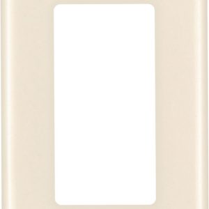 Leviton Decora Almond 1 gang Thermoset Plastic GFCI/Rocker Wall Plate 1 pk