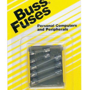 Bussmann Assorted amps Glass Tube Fuse 5 pk