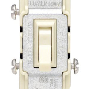 Leviton CO/ALR 15 amps Toggle Switch Ivory 1 pk