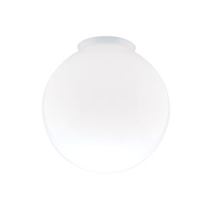 Westinghouse Round White Glass Lamp Shade 1 pk