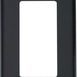 Leviton Decora Black 1 gang Thermoset Plastic GFCI/Rocker Wall Plate 1 pk