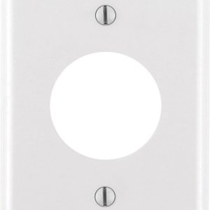 Leviton White 1 gang Thermoset Plastic Outlet Wall Plate 1 pk