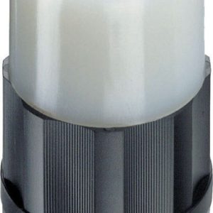 Leviton Industrial Nylon Ground/Straight Blade Plug 5-20R 2 Pole 3 Wire