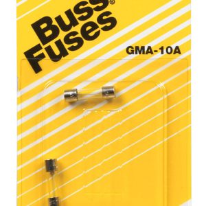 Bussmann 10 amps Fast Acting Glass Fuse 2 pk