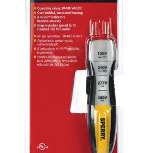 Sperry 80-480 V 4 Range Voltage Tester
