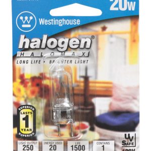 Westinghouse 20 W T4 Decorative Halogen Bulb 200 lm White 1 pk