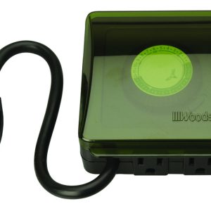 Woods Outdoor Plug In Timer 125 V Green