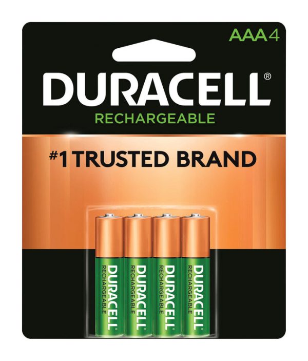 Duracell NiMH AAA 1.2 V 850 Ah Rechargeable Battery DCNLAAA4BCD 4 pk