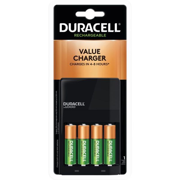 Duracell 4 Battery Rechargeable Battery Charger
