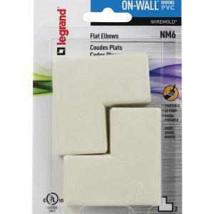 Legrand 1 5/16 in. D Plastic Electrical Elbow For NM 2 pk