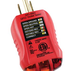 Gardner Bender 110-125 V LED Outlet and GFCI Tester 1 pk