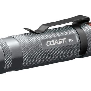 Coast G45 385 lm Silver LED Flashlight AAA Battery
