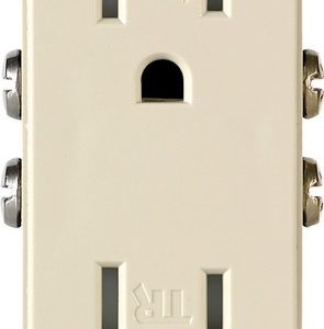 Leviton Decora 15 amps 125 V Duplex Ivory Outlet 5-15R 1 pk