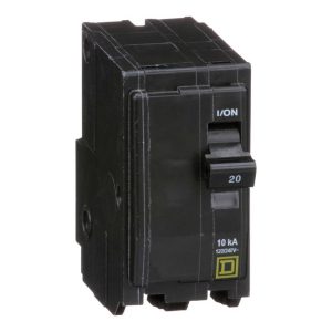 Square D QO 20 amps Plug In 2-Pole Circuit Breaker