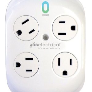 360 Electrical 4 outlets Surge Protector White 918 J