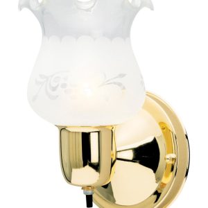 Westinghouse 1-Light Polished Brass Wall Sconce