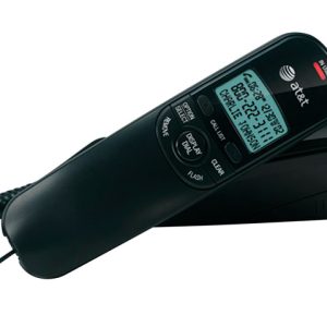 AT&T 1 Handle Analog Telephone Black