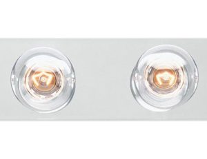 Westinghouse Chrome Silver 4 lights Incandescent Bathroom Bar Fixture Wall Mount