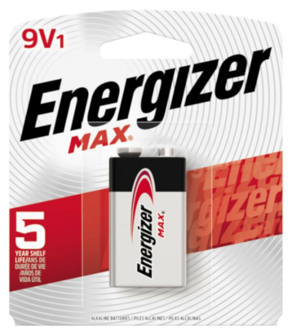 Energizer Max 9-Volt Alkaline Batteries 1 pk Carded