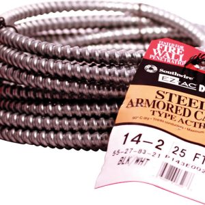 Southwire Duraclad 25 ft. 14/2 Solid Steel Armored AC Cable