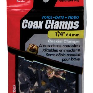 Gardner Bender Polyethylene Coax Cable Clamp 20 pk