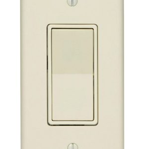 Leviton 15 amps Rocker Switch Light Almond 1 pk