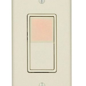 Leviton Decora Illuminated 15 amps Rocker Switch Light Almond 1 pk
