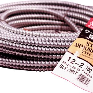 Southwire Duraclad 100 ft. 12/2 Solid Steel Armored AC Cable
